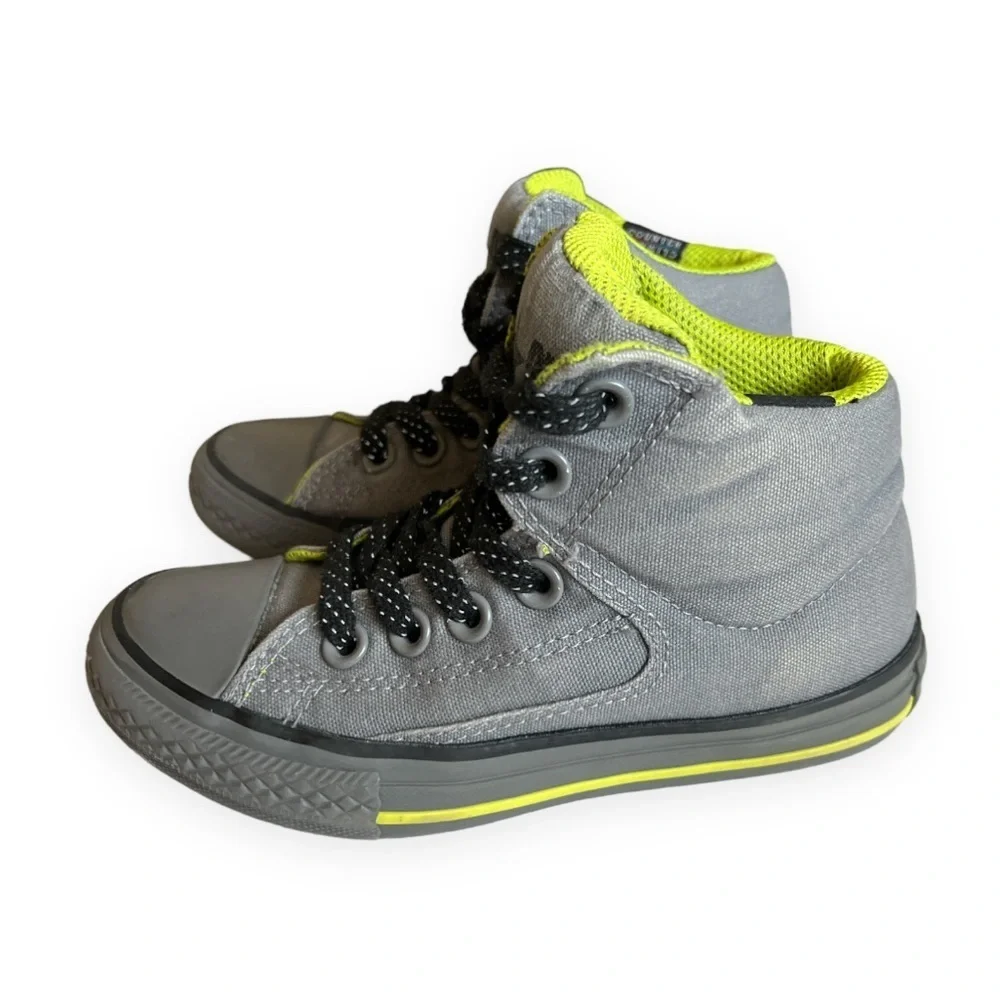 Converse‎ All Star Chuck Taylor Unisex Size 12 Gray Lime Green Shoes